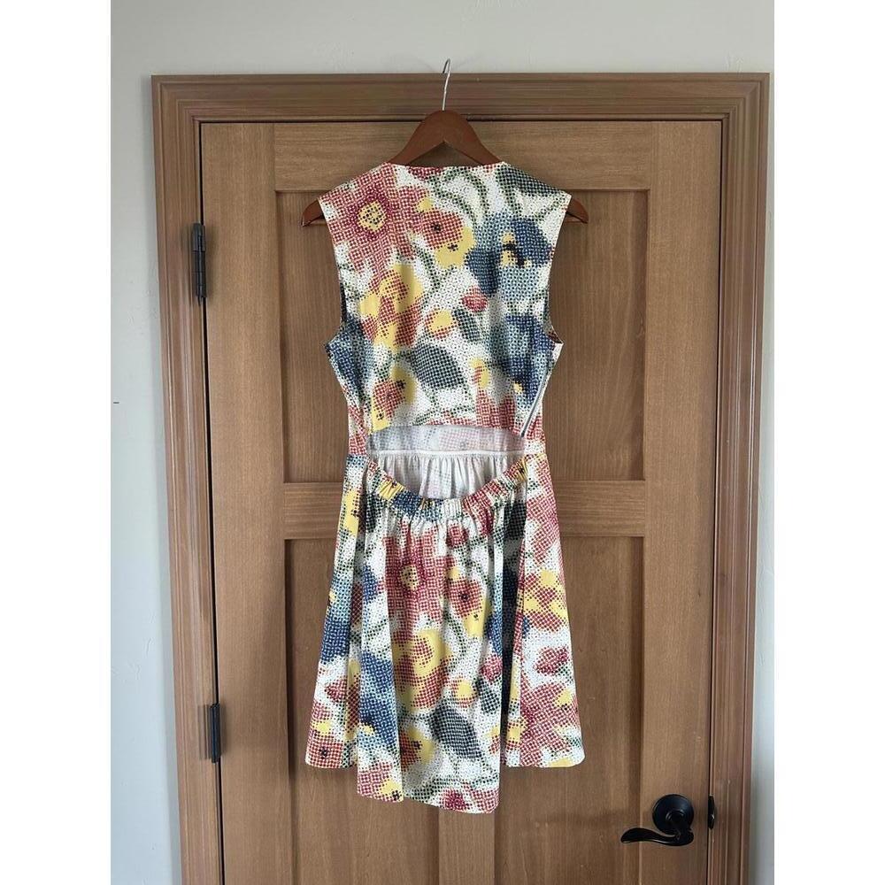 NWT Kate Spade Saturday Photo Floral Open Back A-line Mini Dress Women’s Medium - Picture 6 of 15